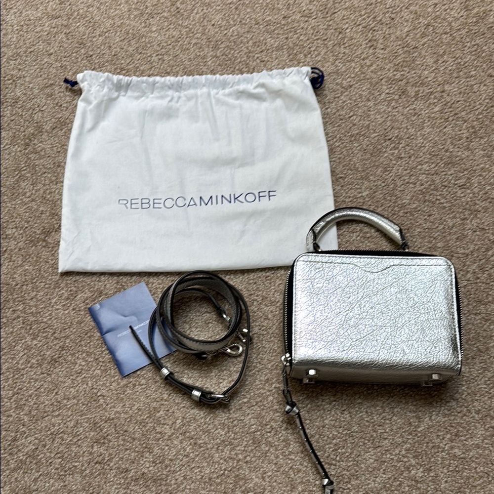 Rebecca Minkoff Silver Women's Bag EUC